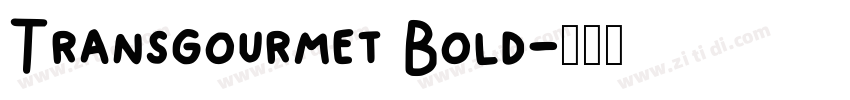 Transgourmet Bold字体转换